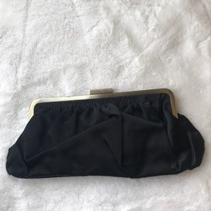 BCBG Maxazria Opera Satin Clutch